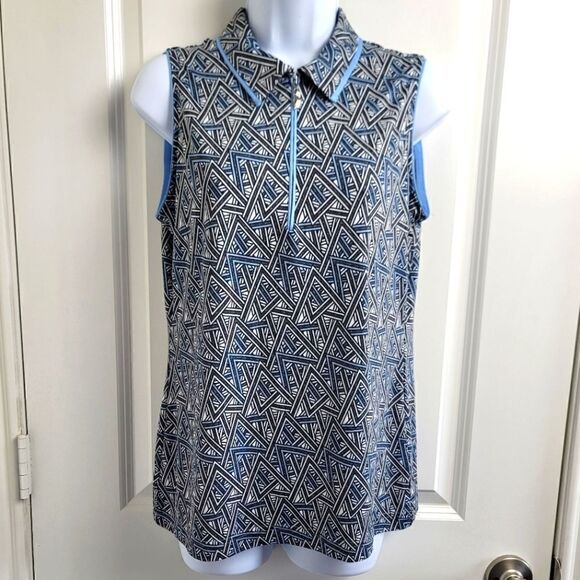 SPORT HALEY Sleeveless Golf Polo - Picture 1 of 8